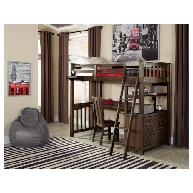 Mission full loft bed new arrivals